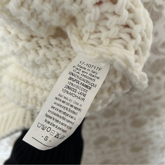 Astrid Chunky Knit Folk Vest – Made in Italy, Size S - Picture 4 of 4